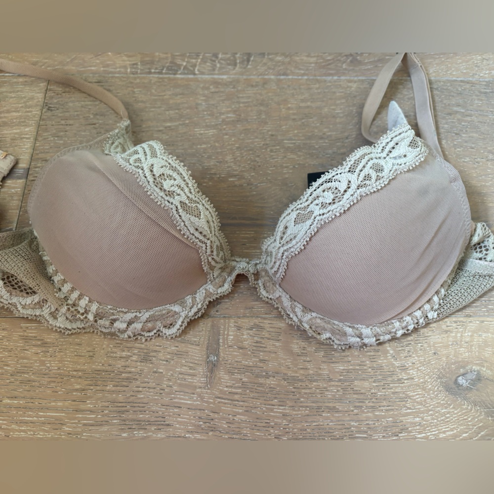 Natori feathers Lace Trimmed Bra nude 32b